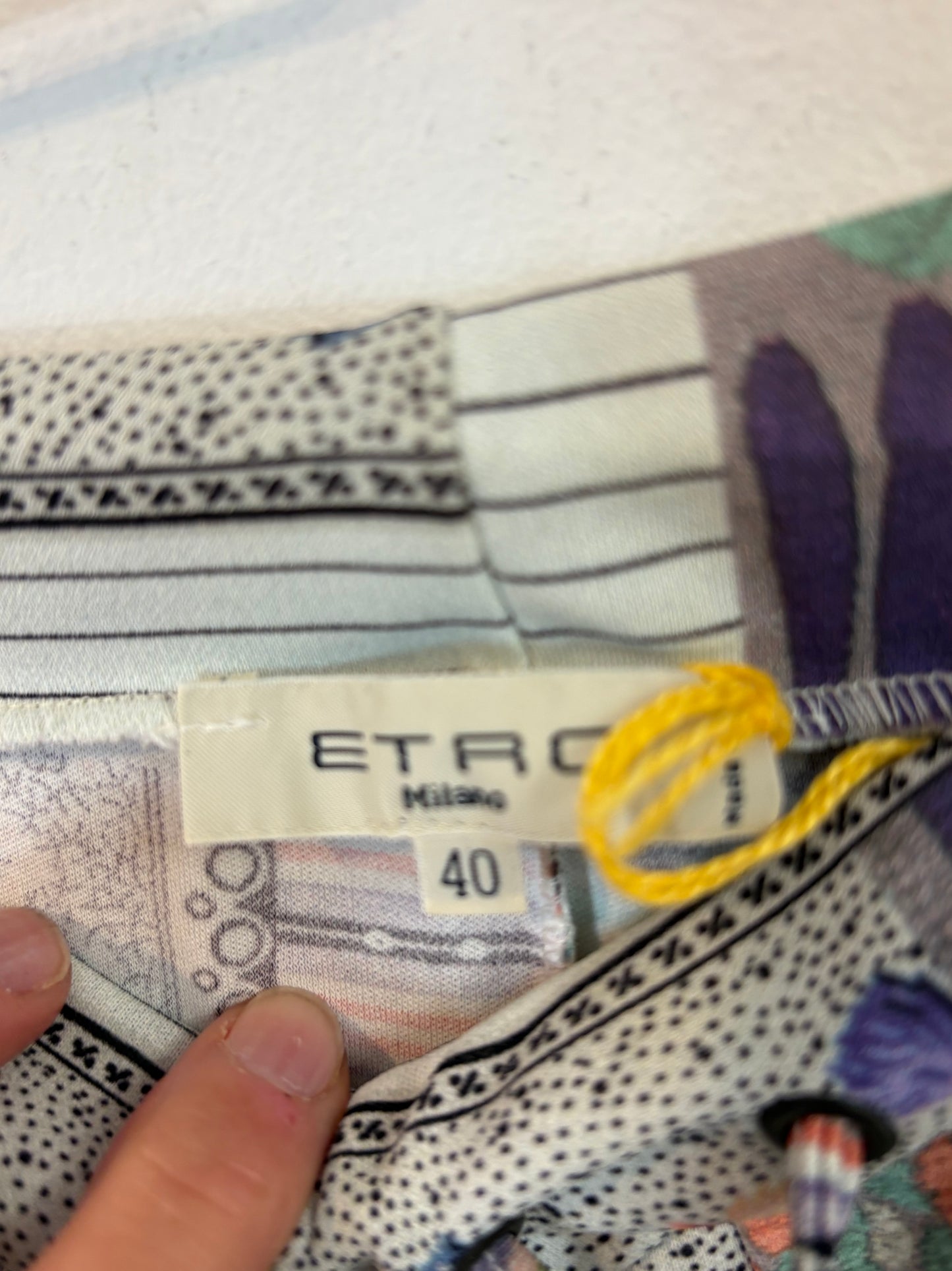 ETRO. Pantalón fluido estampado. T 36