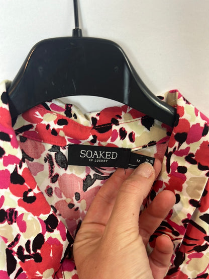 SOAKED IN LUXURY. Long floral dress Tm