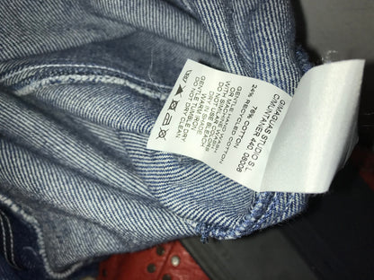 GIMAGUAS. Denim pata ancha hebilla