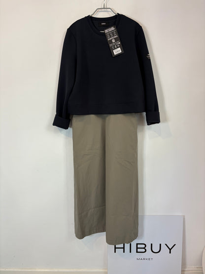 ECOALF. Vestido bicolor doble textura