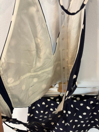 MAJE. Conjunto top y pantalón corto lunares