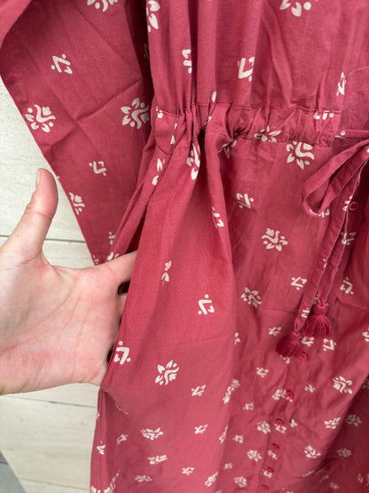 MAISON HOTEL. Vestido largo camisero estampado