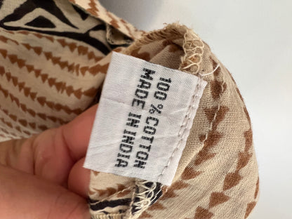 MANGALAM. Falda midi étnica fluida T.u(S)