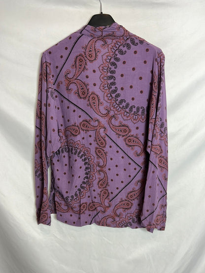 ZARA. Blusa estilo blazer amebas T.XS