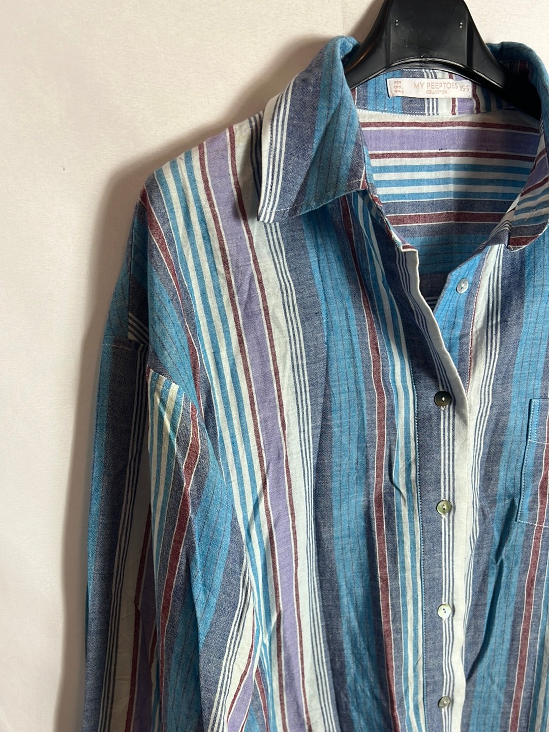 MY PEEPTOES. Camisa rayas algodón. T XS-S