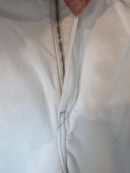 ISABEL MARANT. White denim trousers, size 34