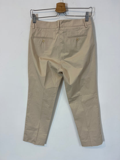 MAxMARA. Pantalón beige pinza. T 36