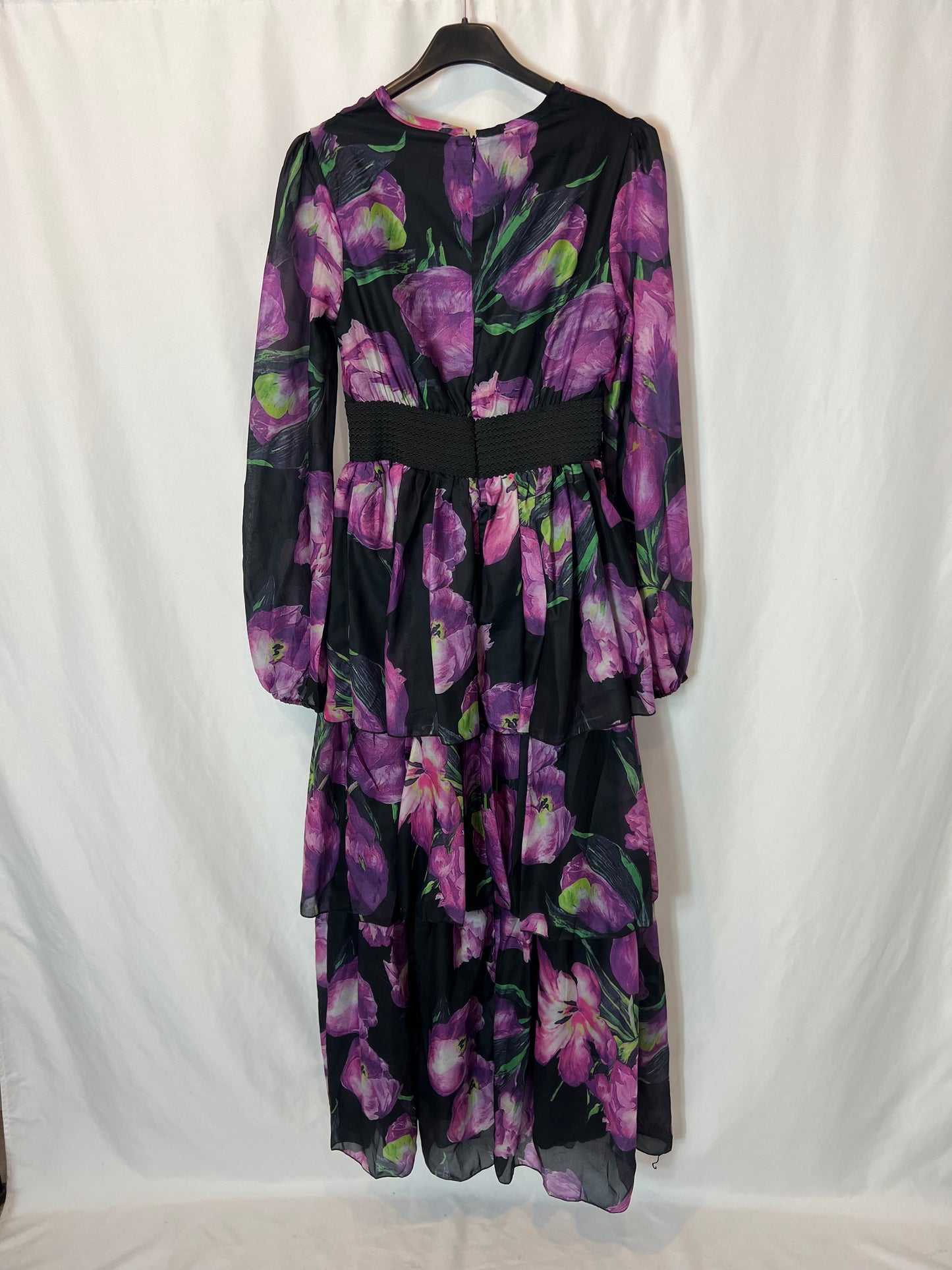 OTRAS. Vestido largo flores vaporoso T.s