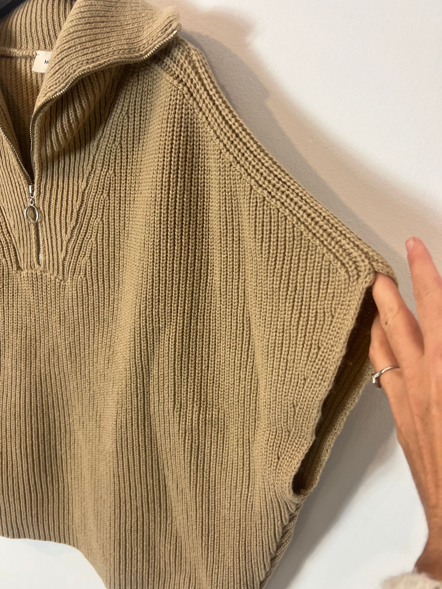 AN'GE. Jersey sin mangas cremallera Tu(m/l)