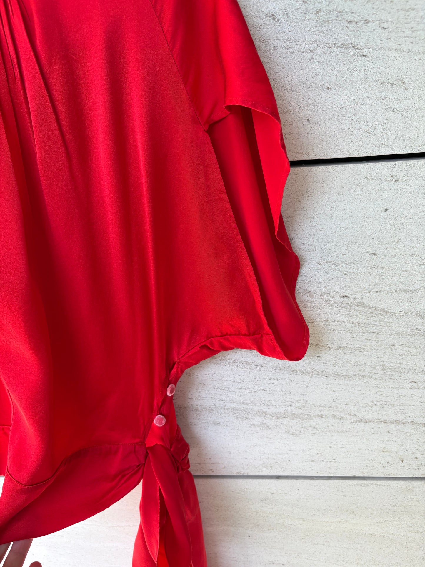 FORTE FORTE. Top rojo seda. T 0 (xs/s)