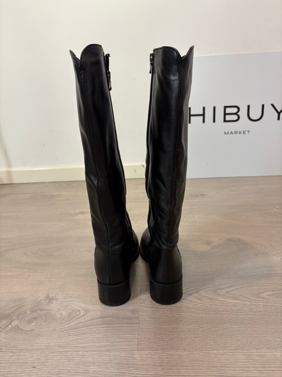 FRANCESCO BRUNELLI. Botas alas en negro. T 40