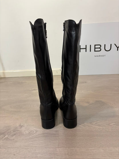 FRANCESCO BRUNELLI. Botas alas en negro. T 40
