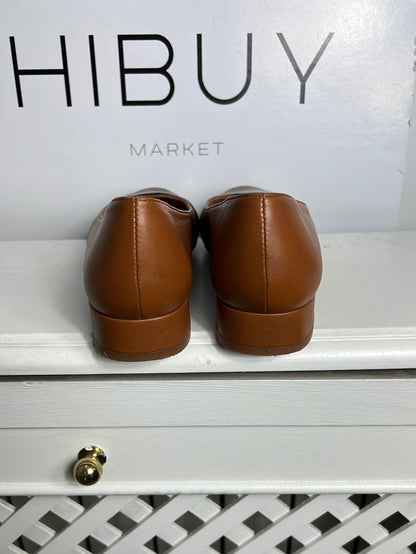 LA DILETTA. Bailarinas piel tacòn bajo. T 37