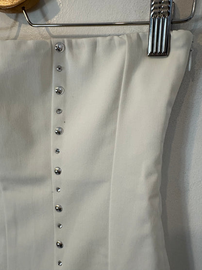 GIMAGUAS. Vestido palabra de honor tachuelas