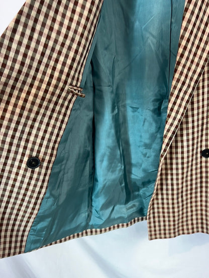 BELLEROSE. Blazer de cuadros oversized T.0(xs)