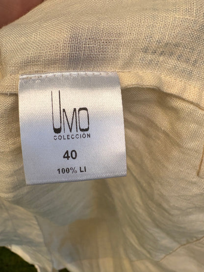 UMO. Blusa lino detalles brillo
