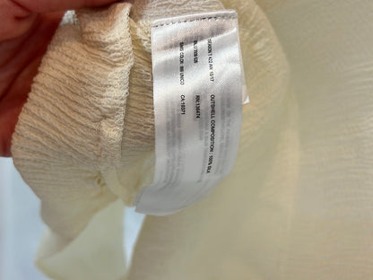 INTROPY. Beige crossed blouse T.38