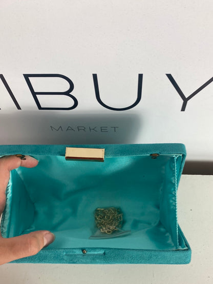 OTRAS. Bolso fiesta turquesa antelina