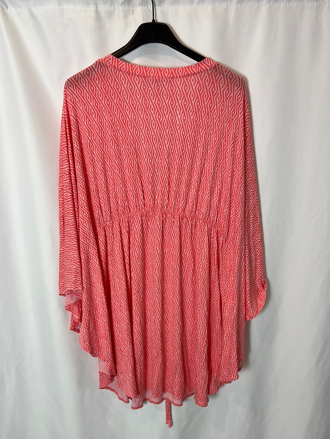 MELISSA ODABASH. Short pink kaftan dress. YOUR