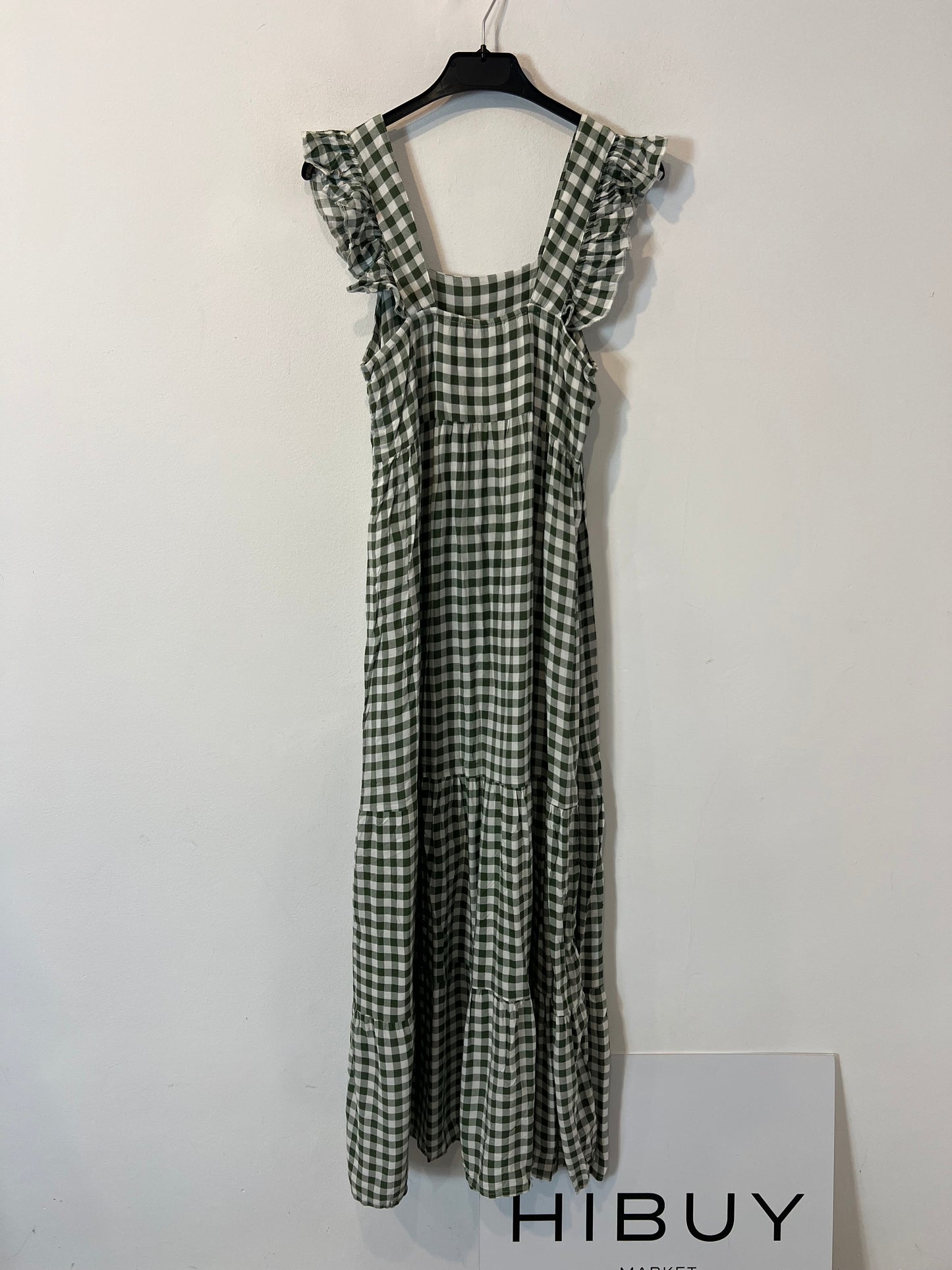 Vestido largo cuadros