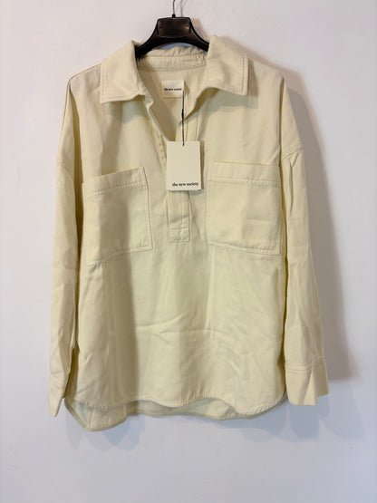 THE NEW SOCIETY. Ecru shirt. TS