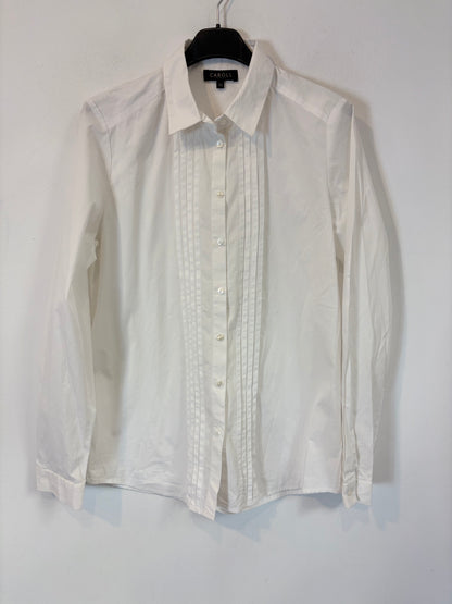 CAROLL. Camisa blanca tablas