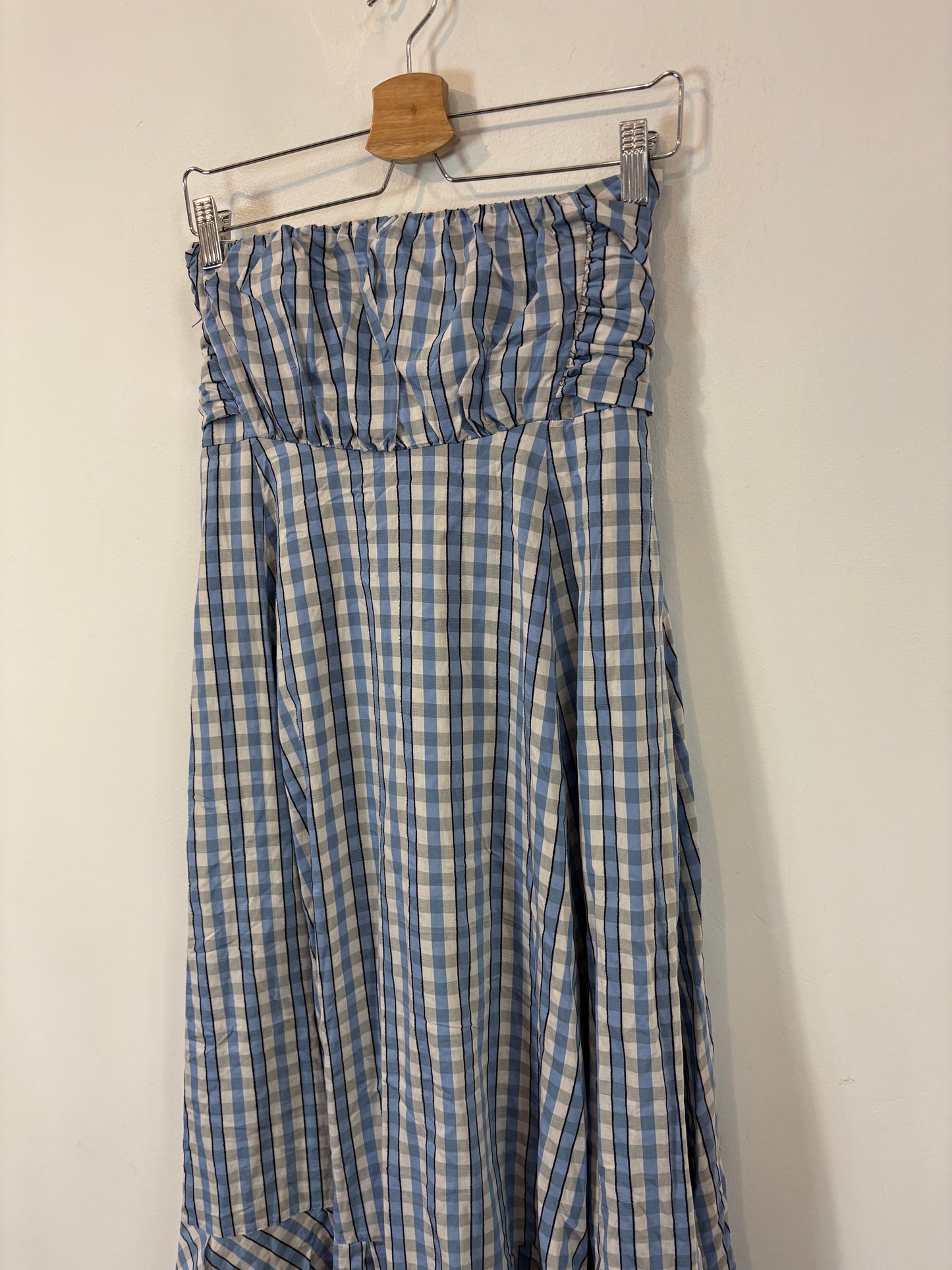 SFERA. Vestido midi de cuadros