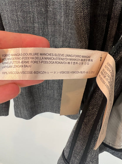 MASSIMO DUTTI. blazer gris jaspeada T.40