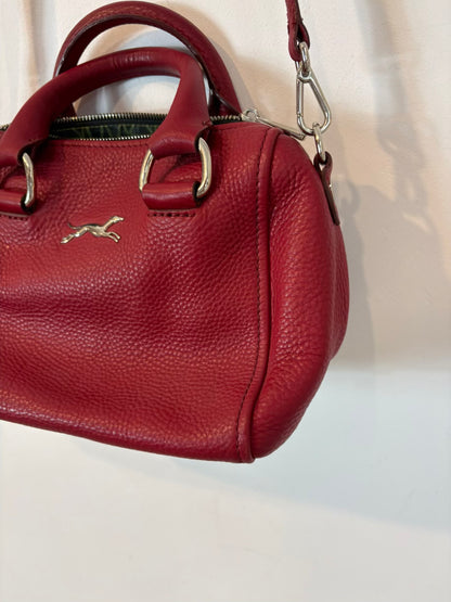BIMBA Y LOLA. Bolso  piel doble asa rojo