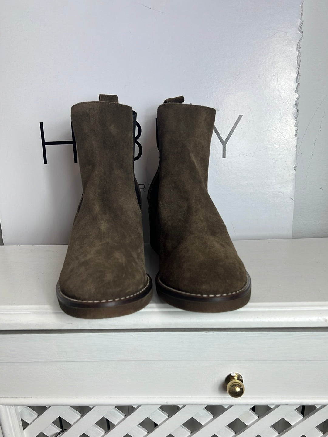 ZENDRA. Botas marrones T.40