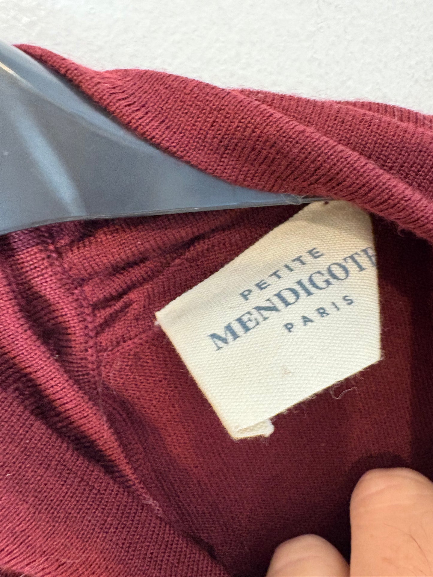 ZARA. Black stretch knit top. TL