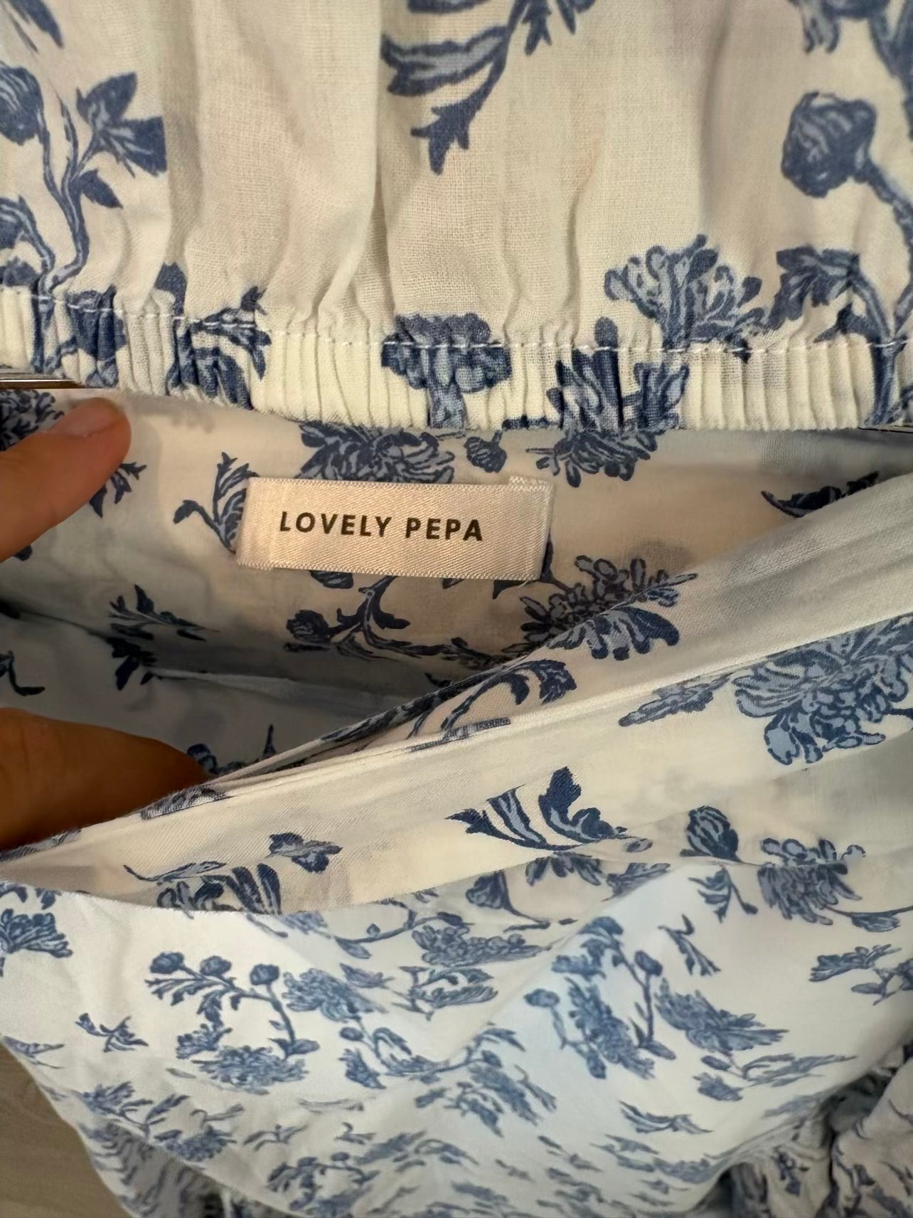 LOVELY PEPA. Conjunto top y falda estampado
