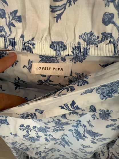 LOVELY PEPA. Conjunto top y falda estampado