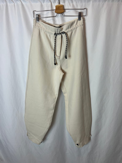 UTERQÜE. Beige slouchy Ts pants