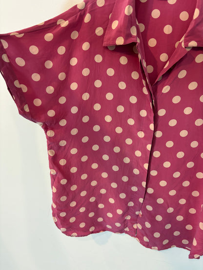 SAKS FIFTH AVENUE . Camisa seda vintage