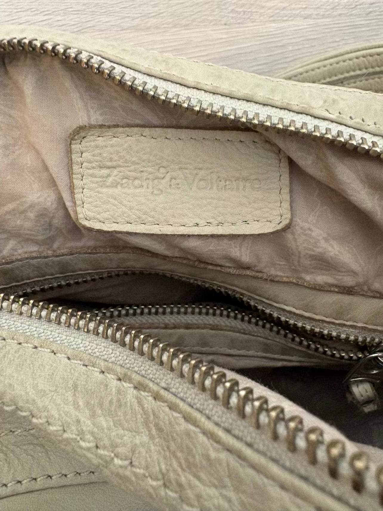ZADIG & VOLTAIRE. Bolso mediano piel doble asa