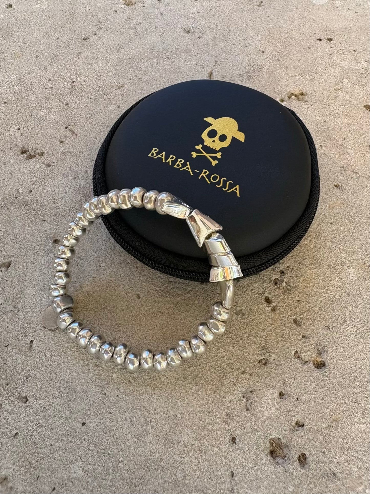 BARBA-ROSSA. Pulsera Tiny Fish con plata