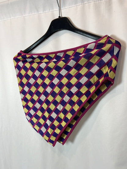 GIMAGUAS. Retro print top and skirt set. TS