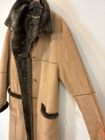 BARONIA. Vintage double-textured coat, size 38