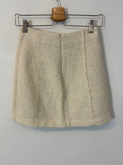 ZARA. Mustard textured back top. TS