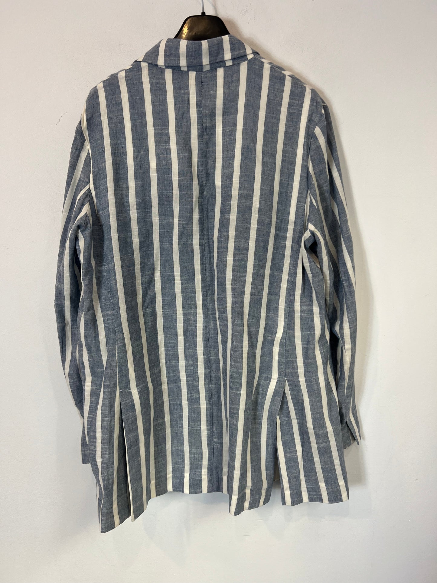MANGO. Striped blazer with mix. TM