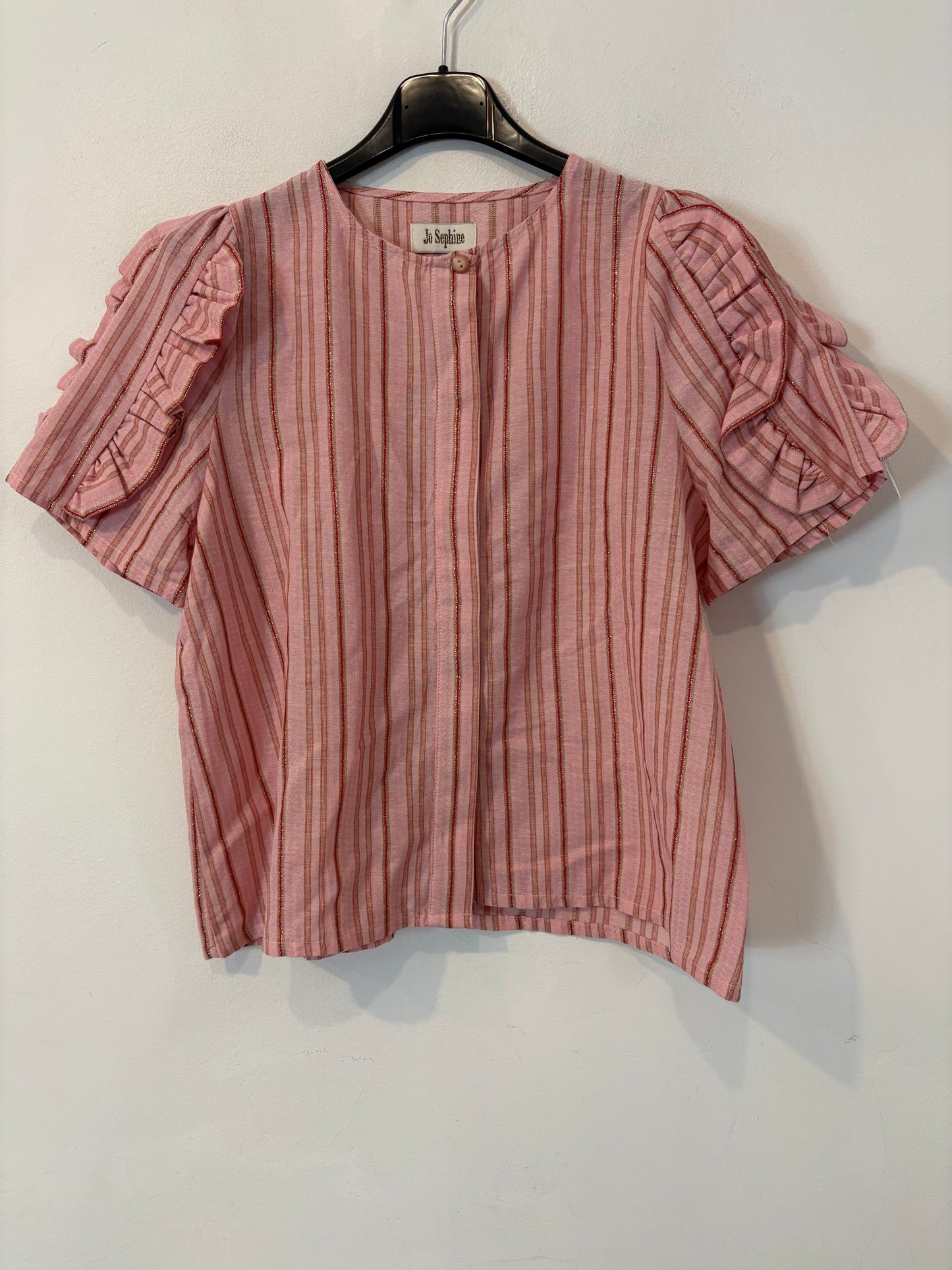 JOSEPHINE. Conjunto rosa rayas mezcla
