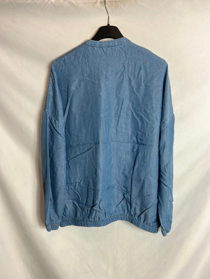ZARA. Fine denim bomber jacket. TM