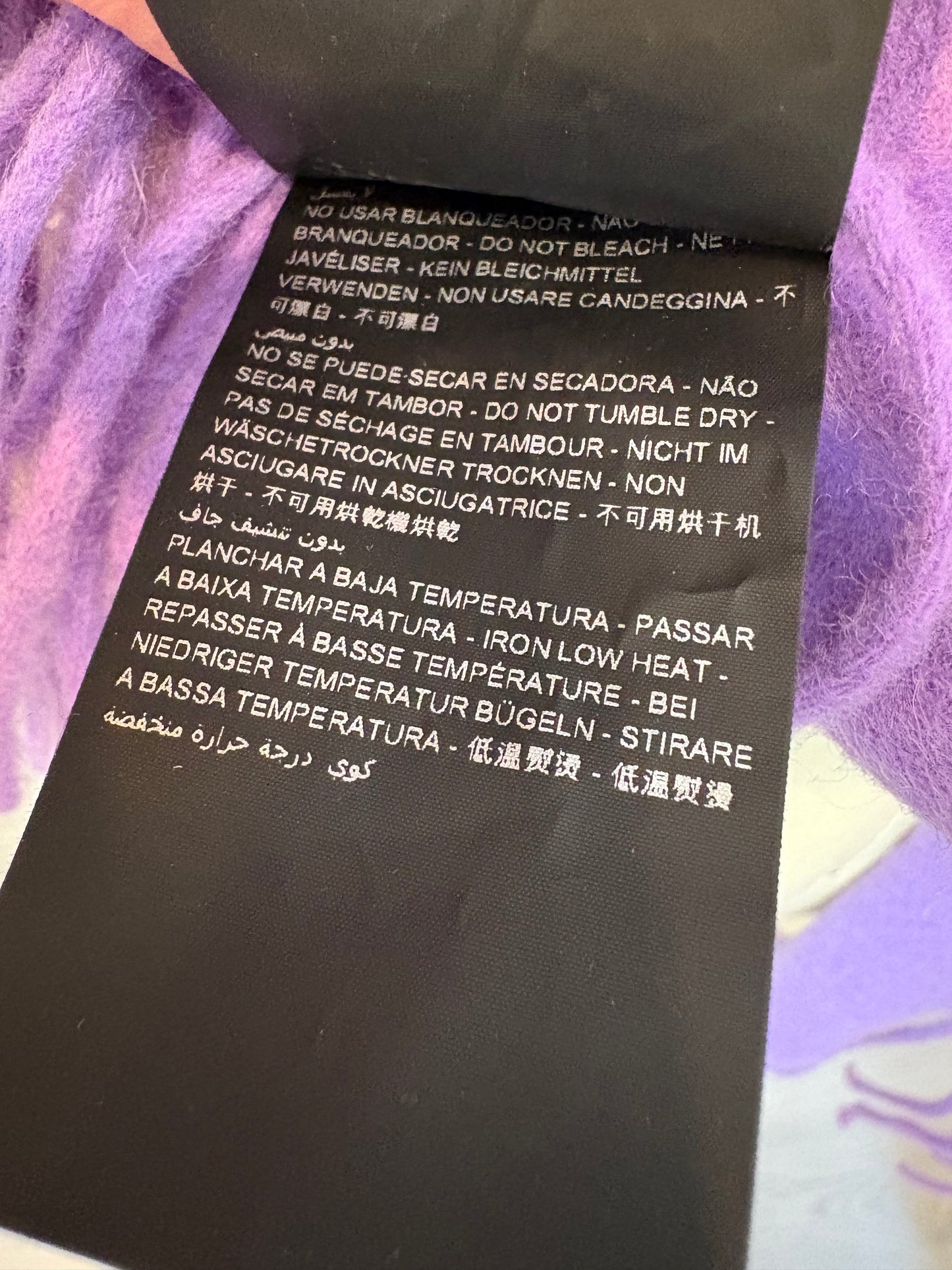 BIMBA Y LOLA. Bufanda lana malva