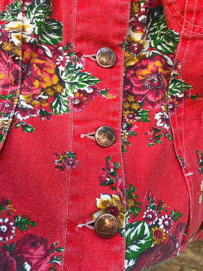 KENZO. Chaqueta denim vintage estampada