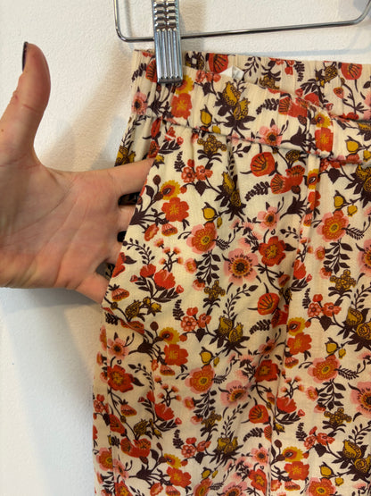 LEON &amp; HARPER. Floral cotton trousers. TS