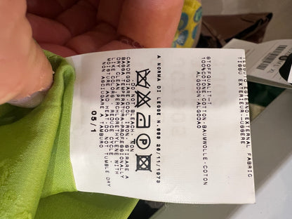 DOLCE&amp;GABANA. Yellow floral coat S.xs/s