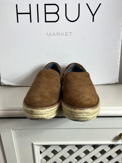 MASSIMO DUTTI. Zapatos piel esparto T.37