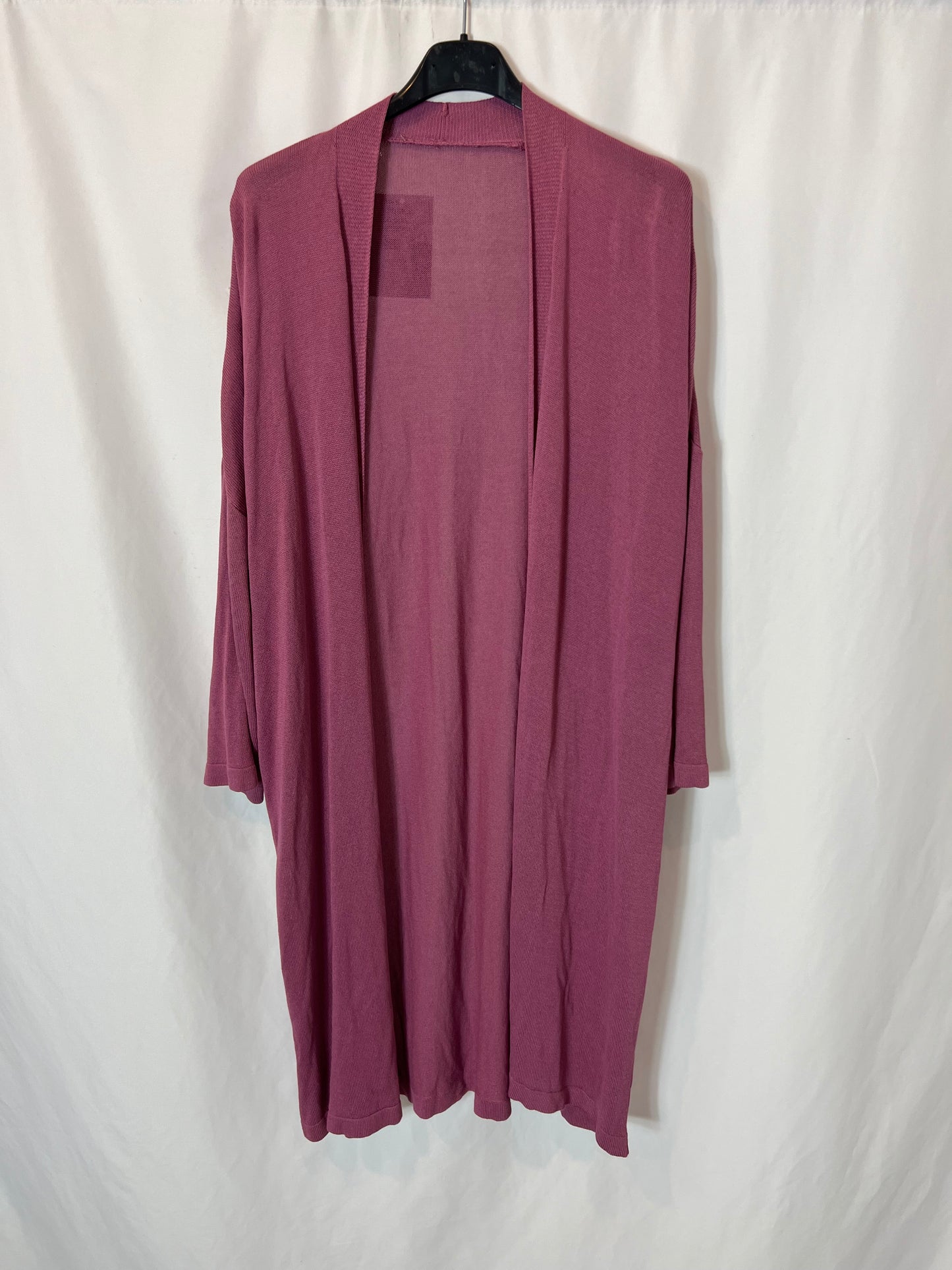 OTRAS. Cárdigan largo rosa TU(S)