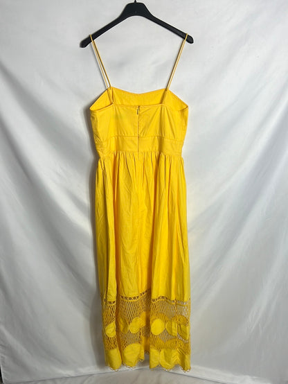 ZARA. Yellow midi dress. TS(Tara)